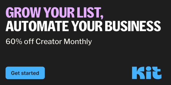 convertkit black friday offer promo image